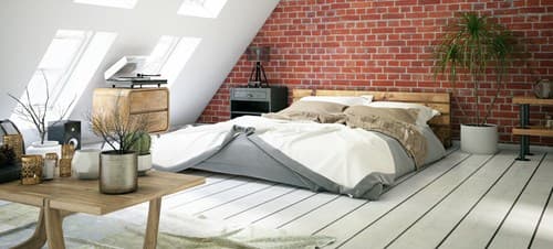 Picture of insulation laid on roof