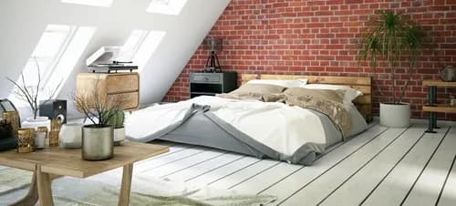 Picture of insulation laid on roof